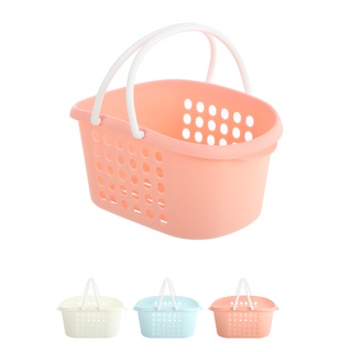 1pc Silicone Bath Basket Portable Plastic Toiletry Basket Bathroom Shower  Caddy With Drainage Holes