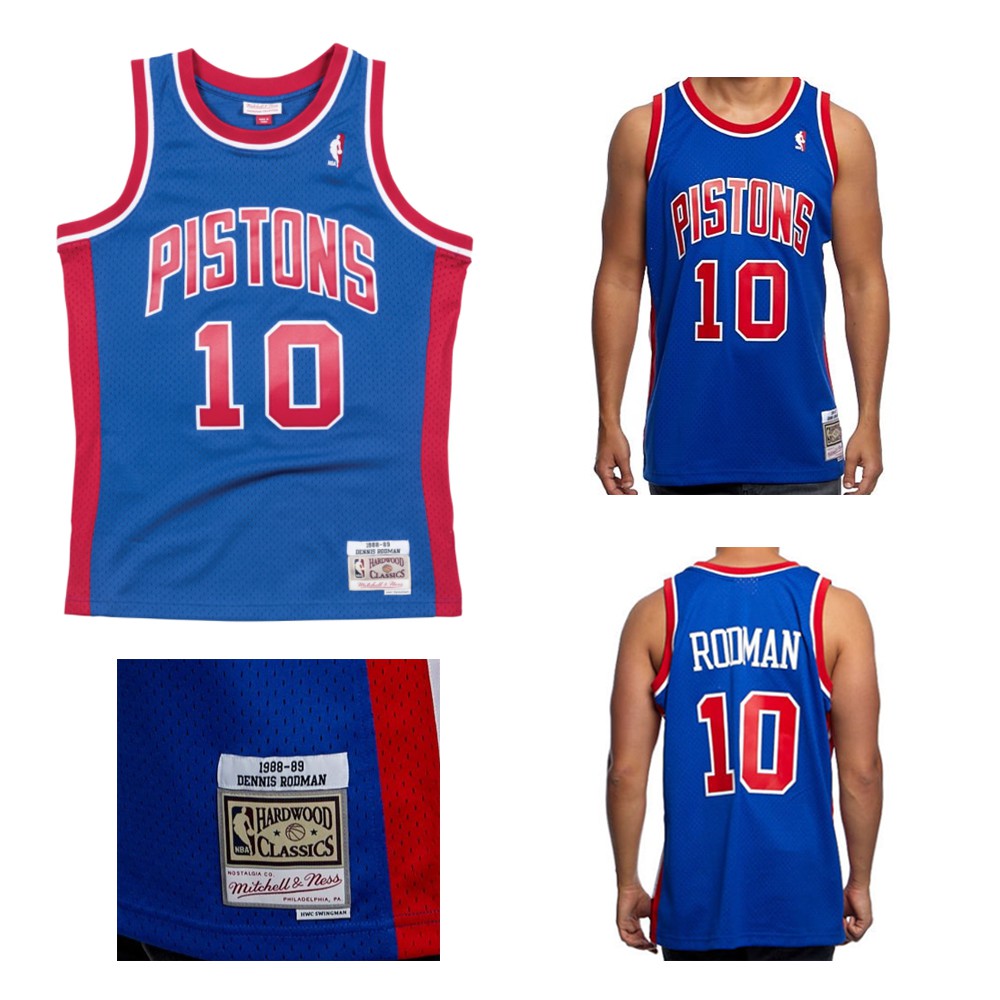 Detroit pistons 2024 rodman jersey