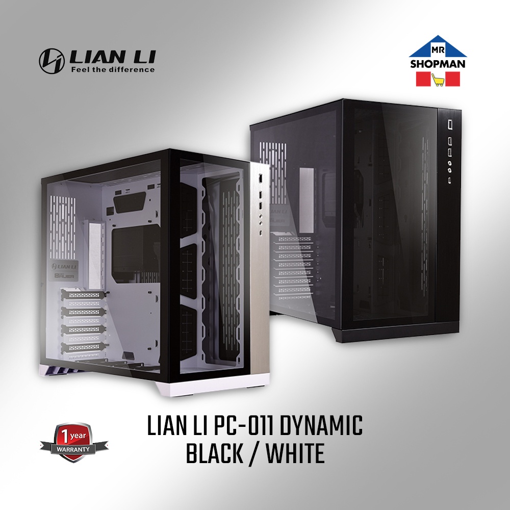Lian Li PC O11 Dynamic Dual Chamber ATX Case Black / White 011 | Shopee ...