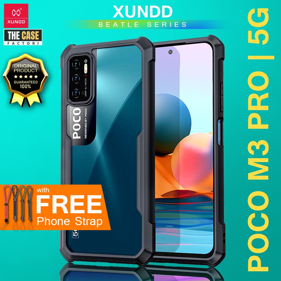 Xundd Beatle Clear Shock Proof Armor Case For Xiaomi Poco M3 Pro Poco 
