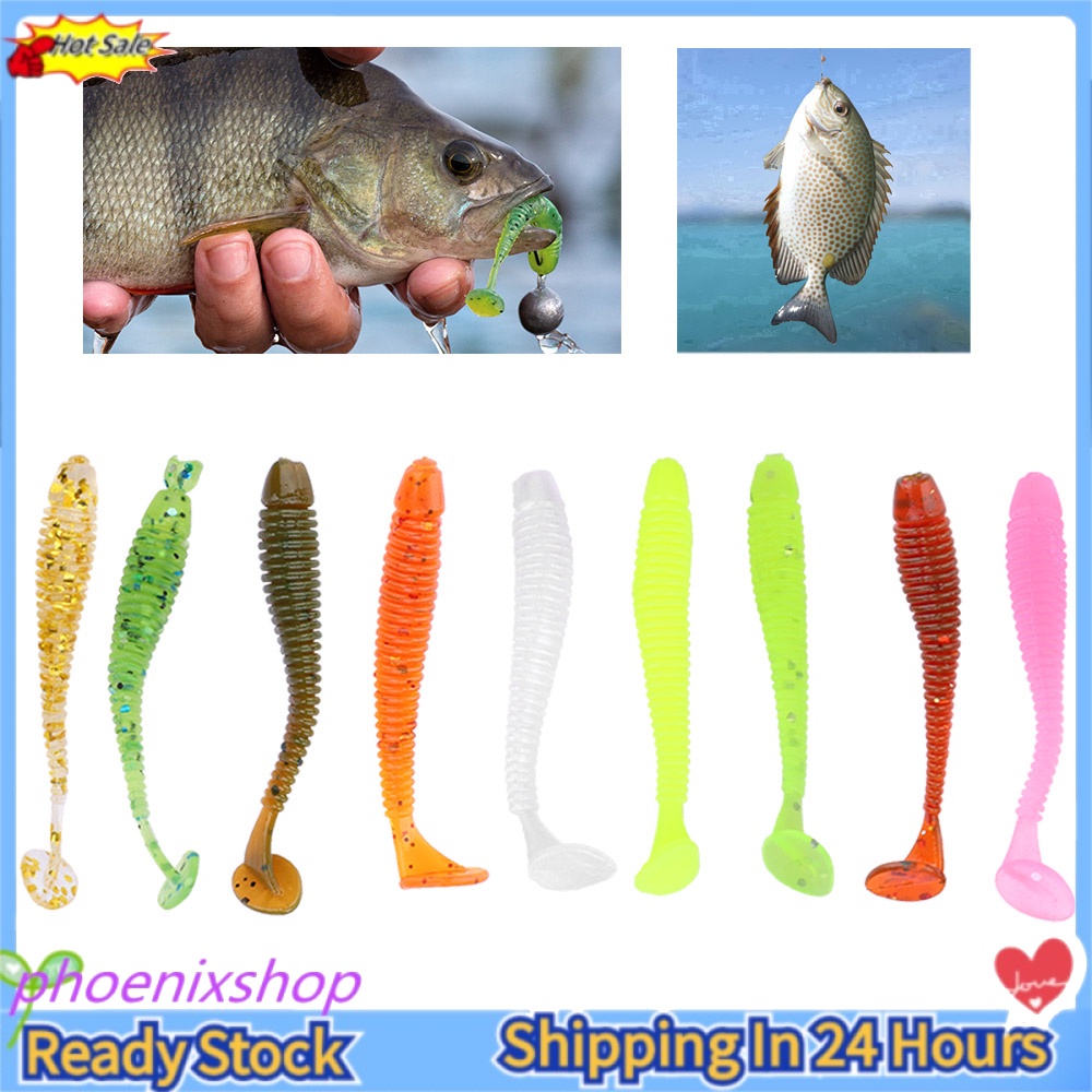 Baits,50PCS 5cm Soft Plastic Fishing Baits Fishing Lures Convenient Use 