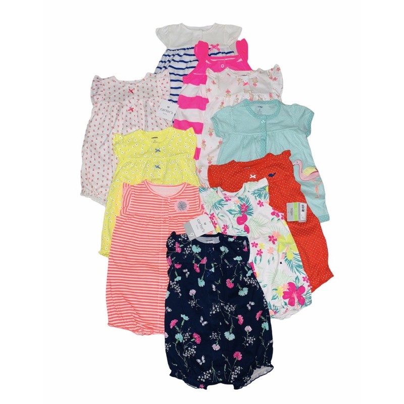 Carters girls outlet rompers