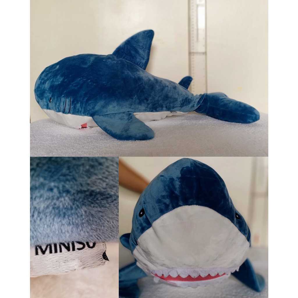 Miniso shark shop plush