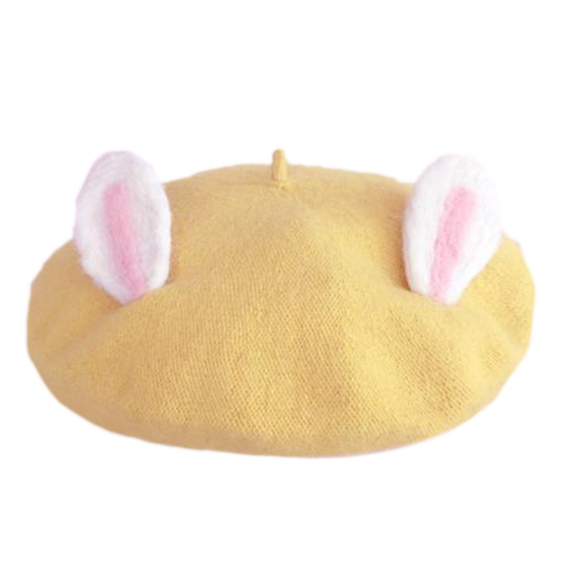 Ivy Elegant Painter Hat Lolita Cat/Rabbit Ear Beret Show Face Small ...