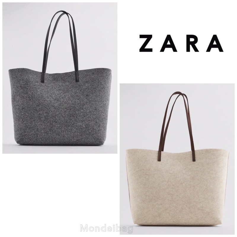 Canvas tote bag discount zara