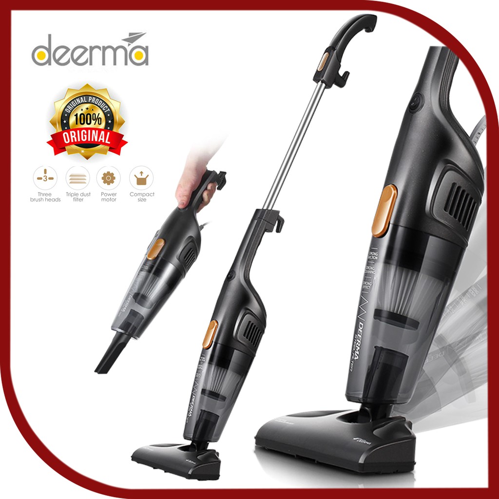 Deerma DX115C/DX118C Household Vacuum Cleaner Mini Handheld Pushrod ...
