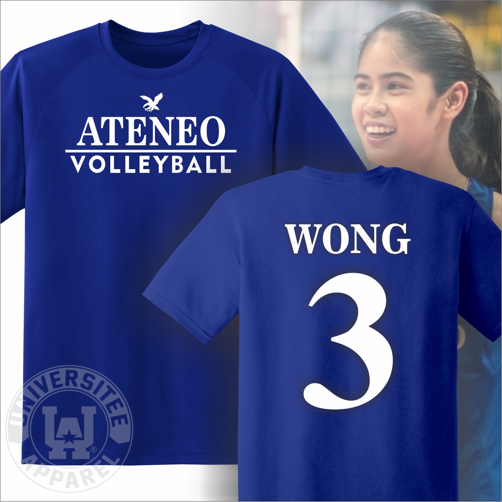 ATENEO Deanna Wong Hearstrong Volleyball Sports Shirt UAAP Wong Volleyball Sport Shirt