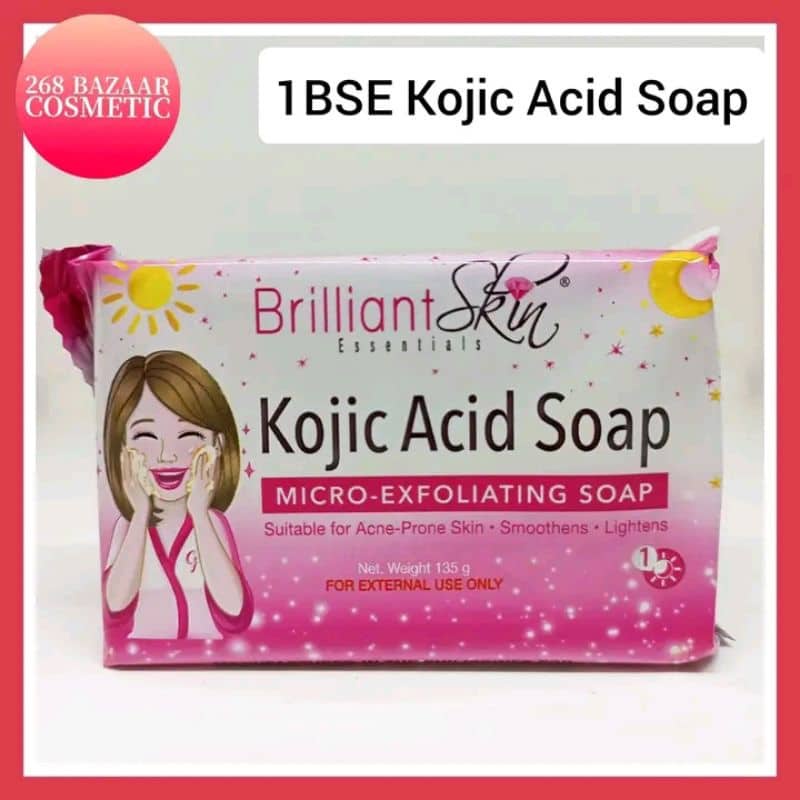 Original Brilliant Skin Essentials Kojic Acid Soap 135g | Shopee ...