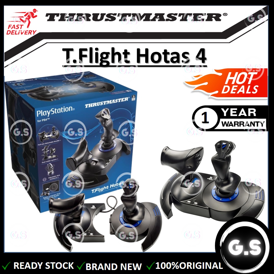 THRUSTMASTER T.Flight Hotas 4 PC / PlayStation 4 PS4 / PS5 | Shopee ...