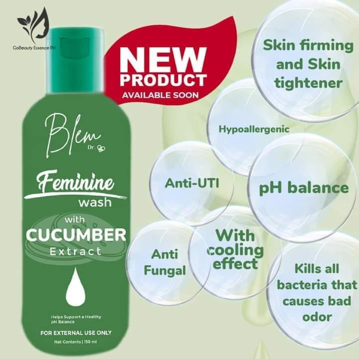 Feminine Wash With Cucumber Extract by Blem Dr 150ML AntiUTI, Skin