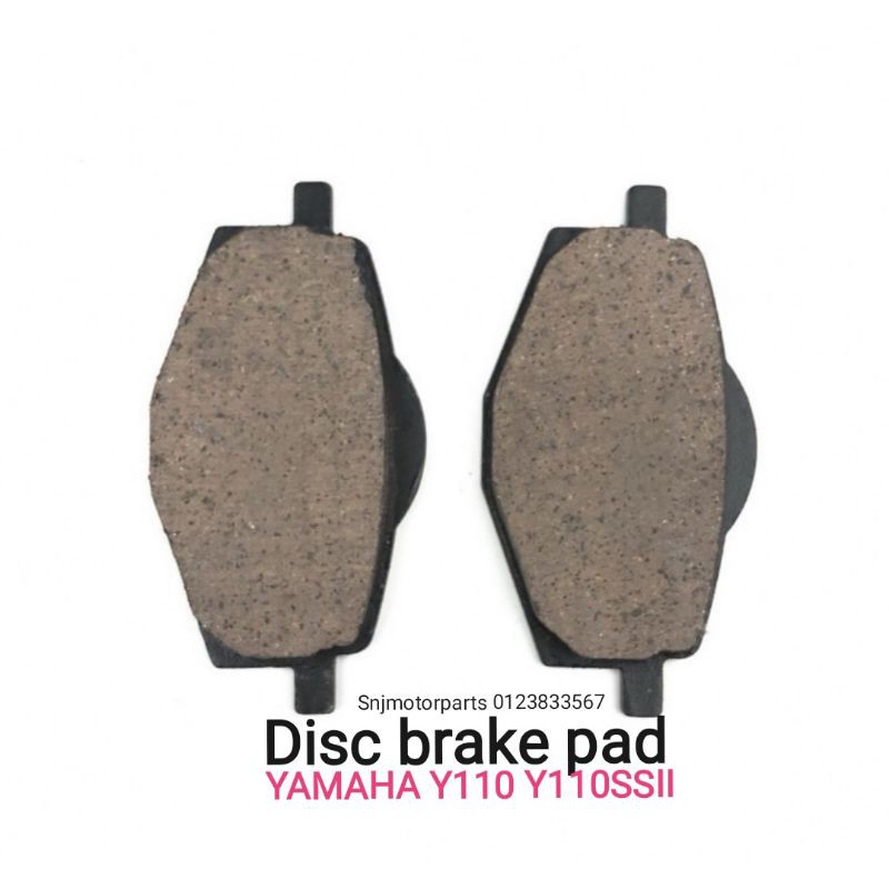 YAMAHA Y110 Y110SSII FRONT DISC BRAKE PAD DISC PAD | Shopee Philippines