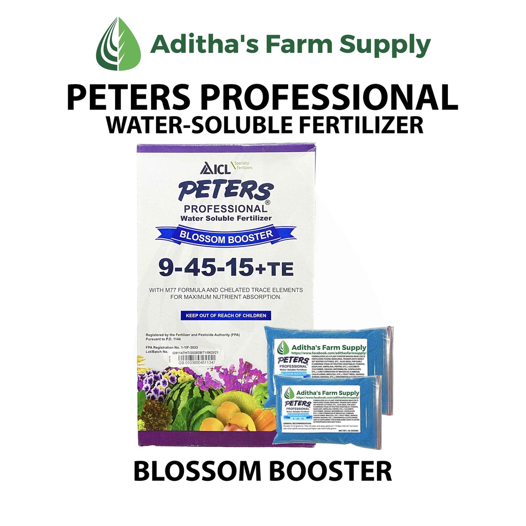 50g/100g Peters Professional Water Soluble Fertilizer with Trace ...