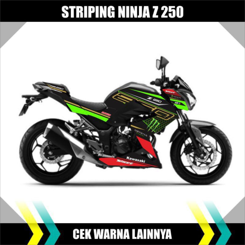 Striping Sticker KAWASAKI NINJA Z250/Sticker Variation NINJA Z250