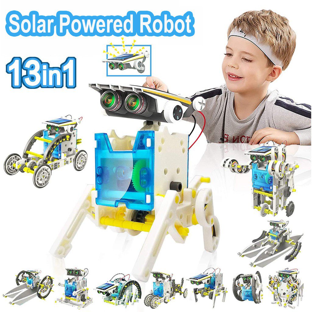 13in1 DIY Robot Toys Kit Solar Robot Creation Toy, DIY Robotics Kit