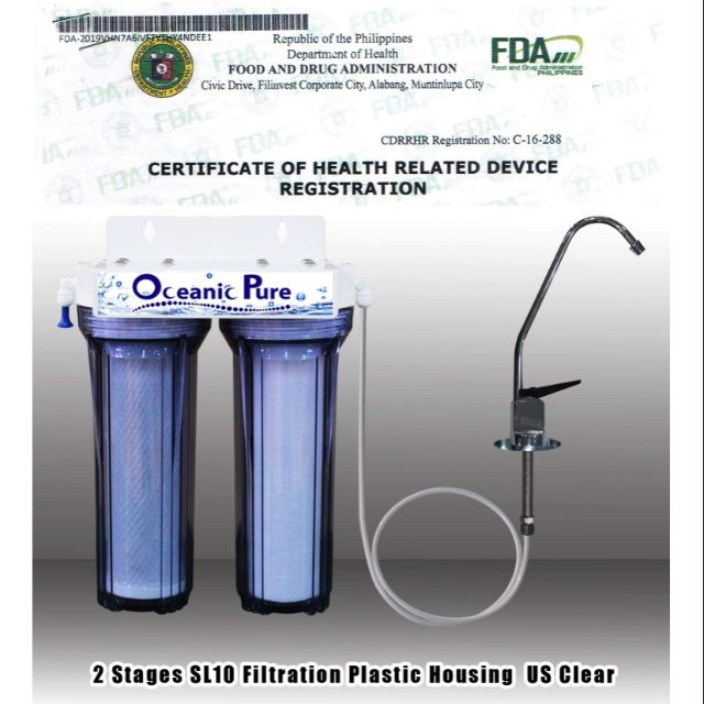2-Stage SL10 Fil Plastic Hsng - US Clear (Oceanic Pure) | Shopee ...