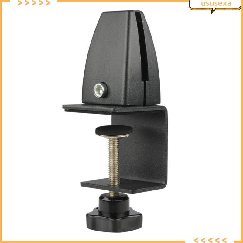 Aluminium Alloy Office Desk Partition Bracket Glass Screen Pins Clamp