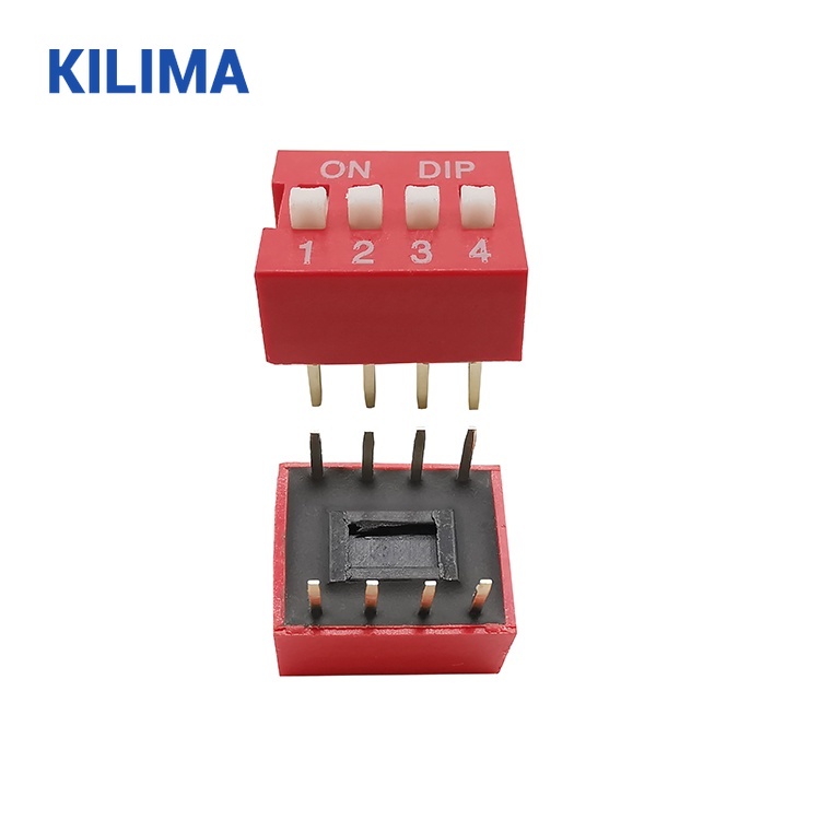 Row Dip Switch Assorted Kit In Box 1 2 3 4 6 8 10 12 Position 2.54mm