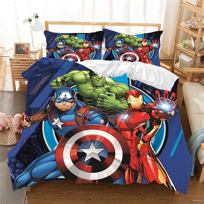 Avengers bed shop sheets queen size