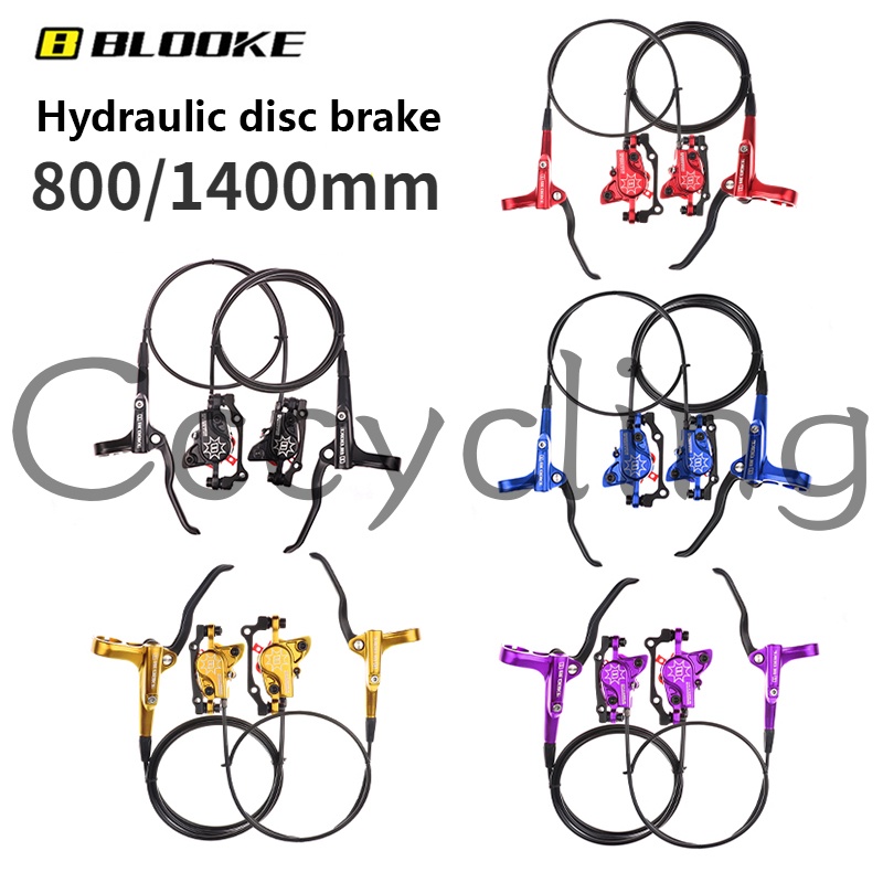 BLOOKE Hydraulic Brake MTB Hydraulic Disc Brake 800/1400mm Left Front ...