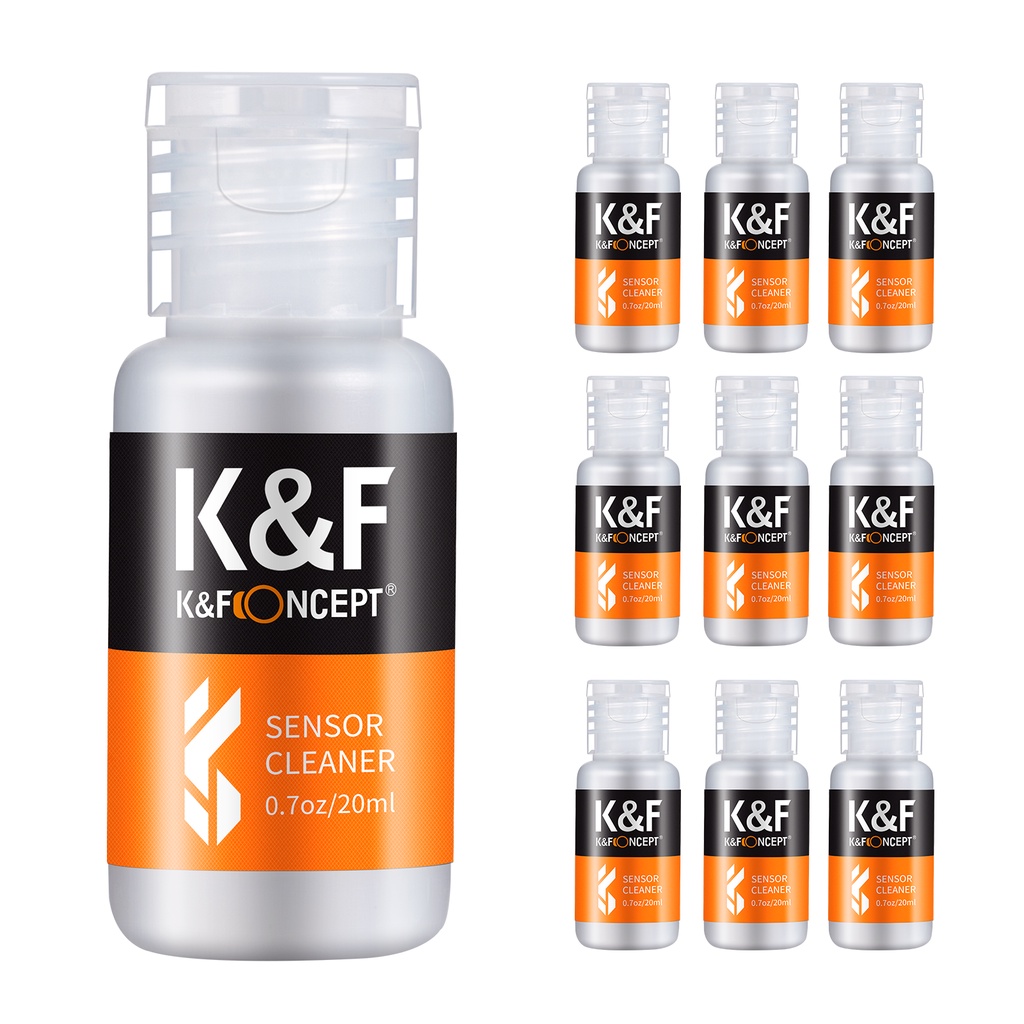 K&F Concept Professional 1pcs 20ML/Bottle DSLR Sensor Cleaning Fluid