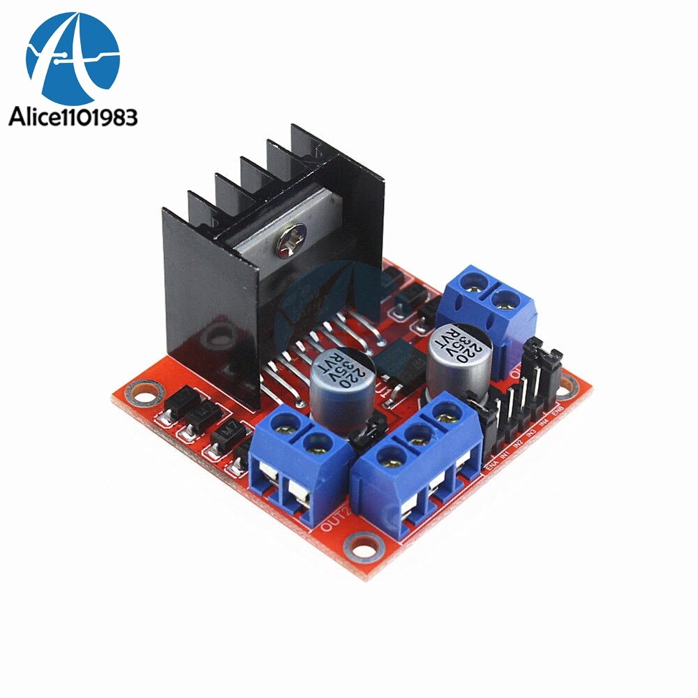 Module Contrôleur Moteur L298N Dual H Bridge - Pour Arduino, Pilote Moteurs DC Ou Stepper - Tension 5-35V