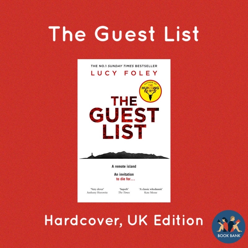 The Guest List by Lucy Foley (Hardcover, UK Edition) Shopee Philippines