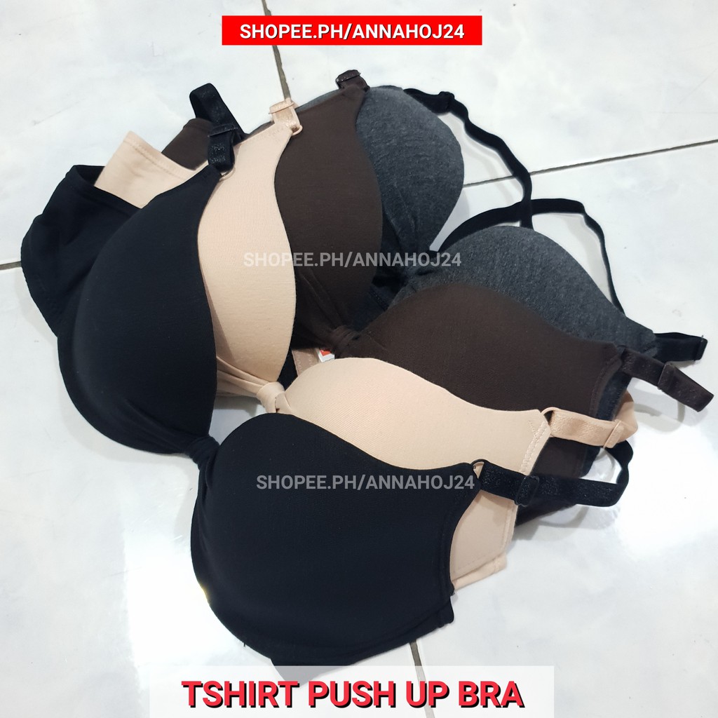 Korean Padded Push up bra TSHIRT BRA WITH WIRE FREE SF & COD