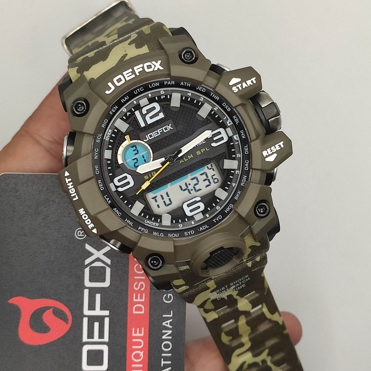 Original JoeFox Military Action Watch DualTime Camouflage Japan