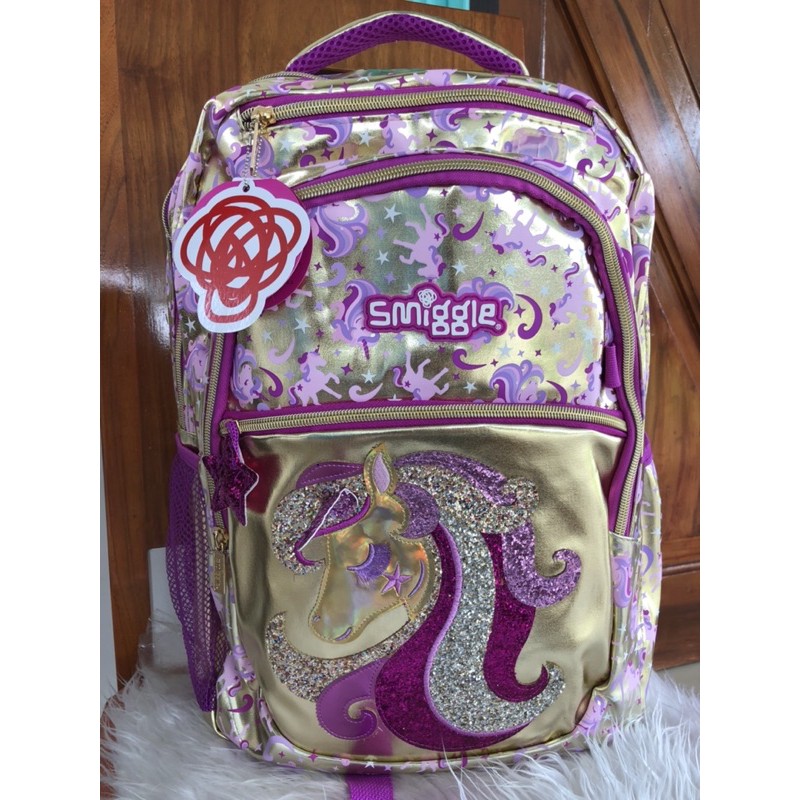 Gold unicorn outlet backpack