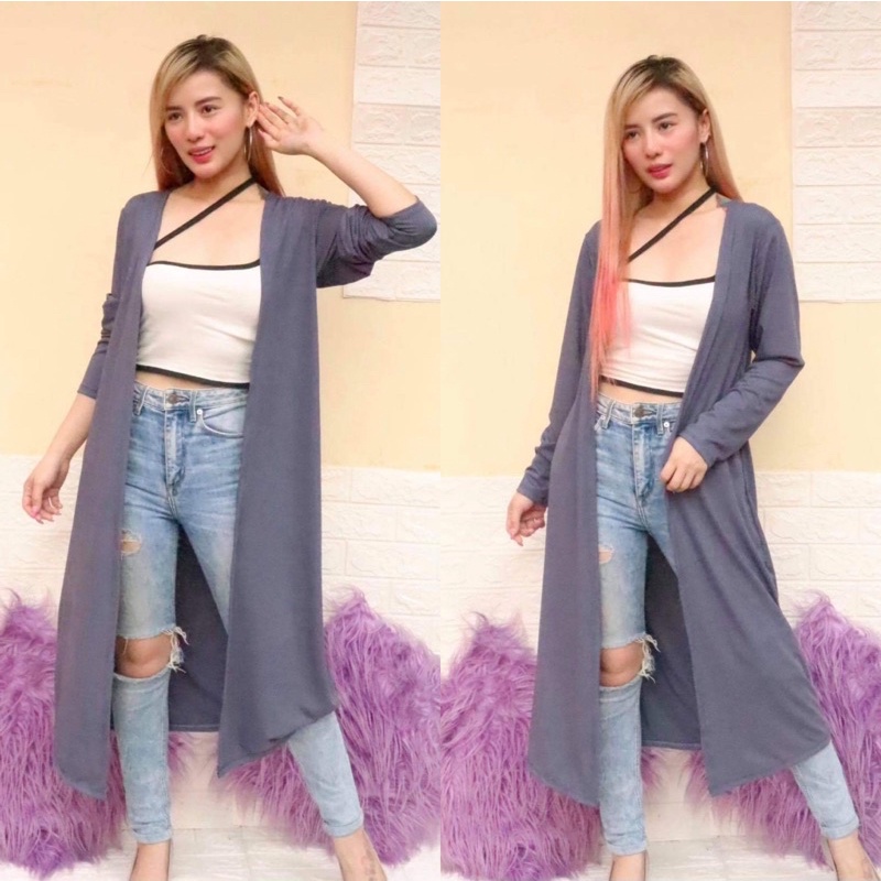 Cardigan maxi long best sale