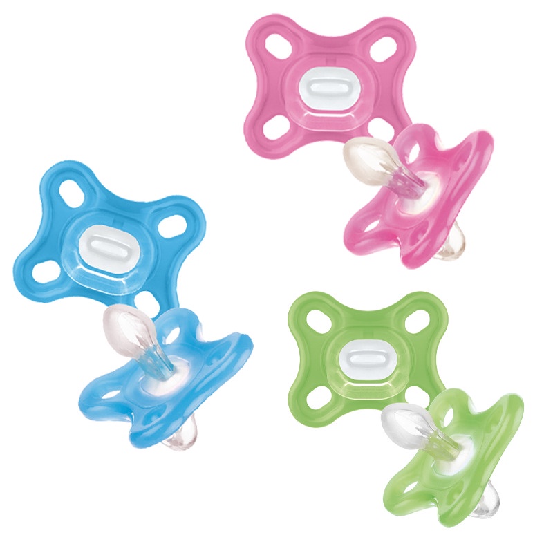 MAM Baby Pacifiers (2-Pack) - Ultra Lightweight For Newborns 0-3 Months