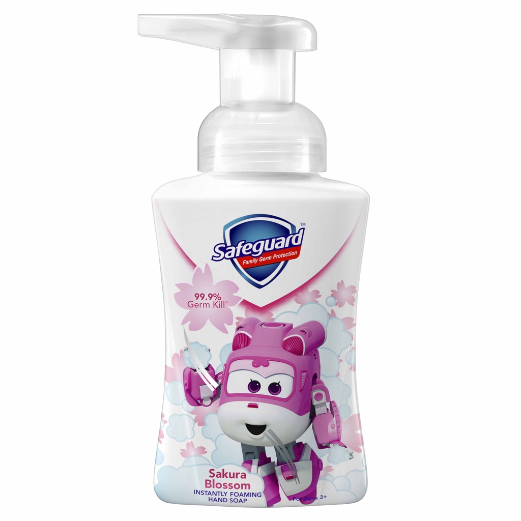 Safeguard Foaming Hand Soap Sakura Blossom (225mL) Bottle+Refill (200mL
