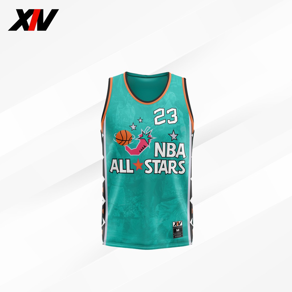 Teal nba all store star jersey