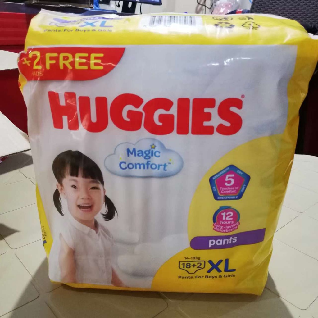 Huggies Magic Comfort Eco Pants Diaper XL 20 pcs Shopee Philippines