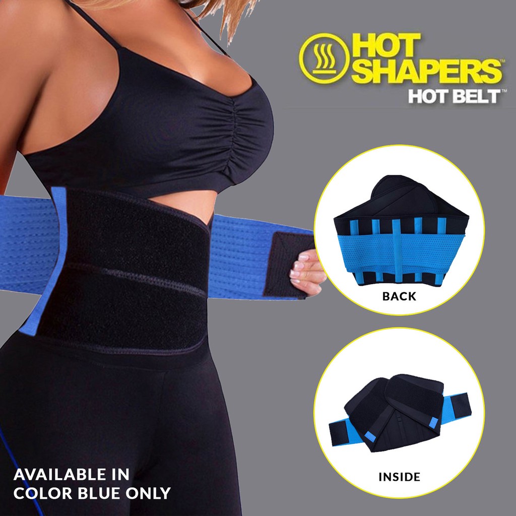 COD Hot Shapers Adjustable Waistband Hot Belt Power Waist Trainer Waistband  Shaper Power Belt