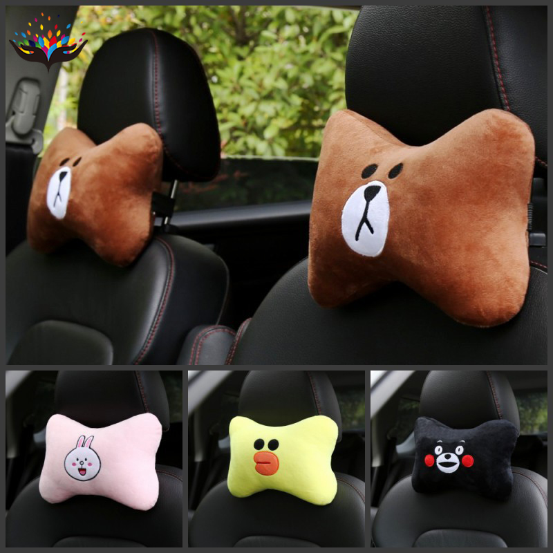 Pillow headrest design cute cartoon for cars | Shopee Philippines