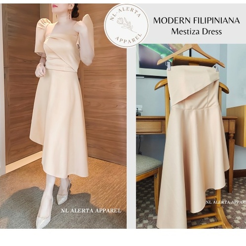 Filipiniana shop dress shopee