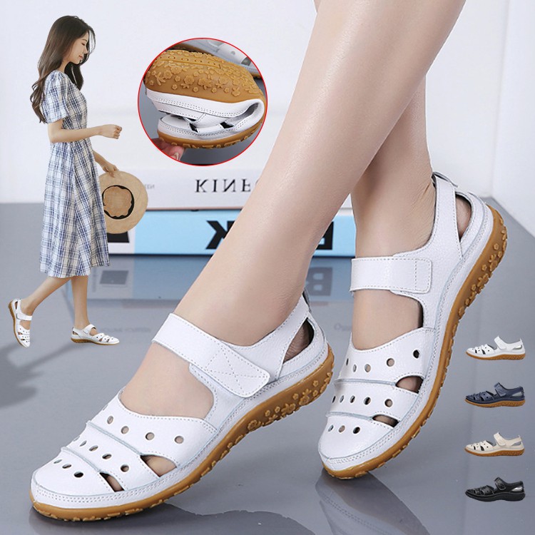 Fashion Ladies Sandals New women's sandals Plus size hollow hole shoes ...