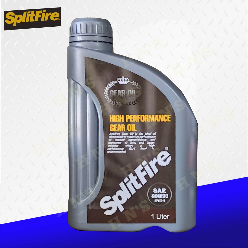 Splitfire Gear Oil GL4 80W90 1L ( 1 Liter ) Shopee Philippines