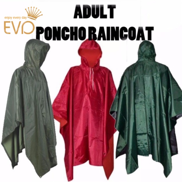 EVD# Multifunction Waterproof Raincoat Rain Coat Men Women Raining