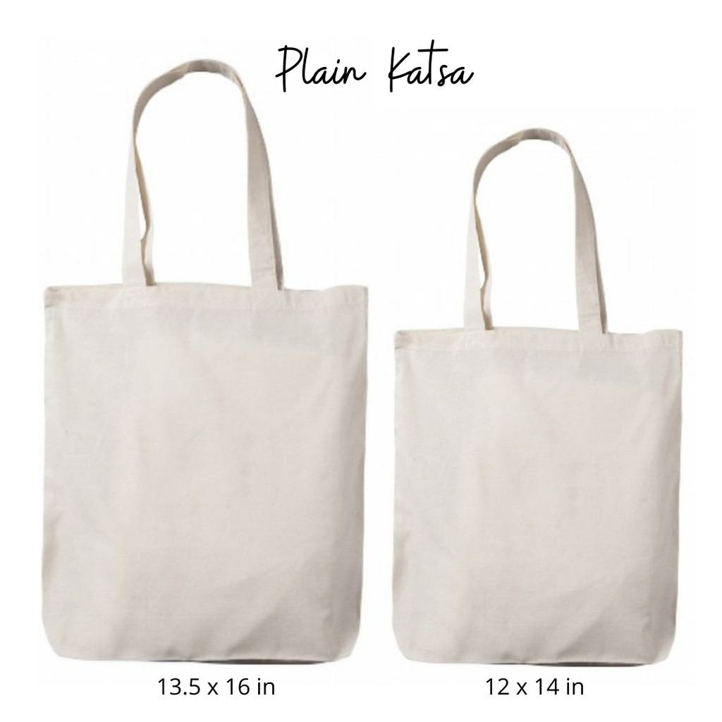 Tote bag best sale canvas plain