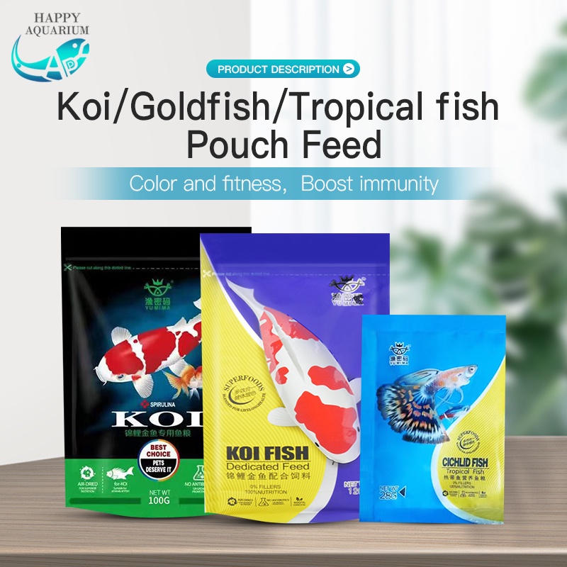 Koi Fish Food Koi Growth Betta Fish Food Guppy Fish Food (Trial Pack