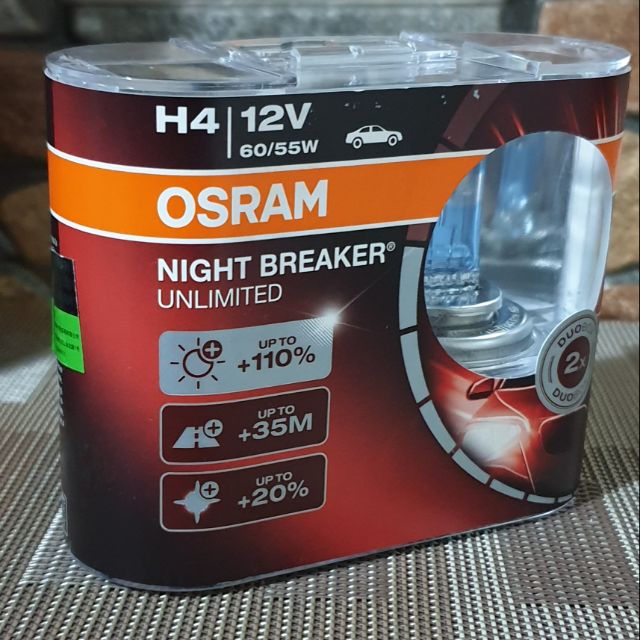 H4 Osram Night Breaker Unlimited +110%