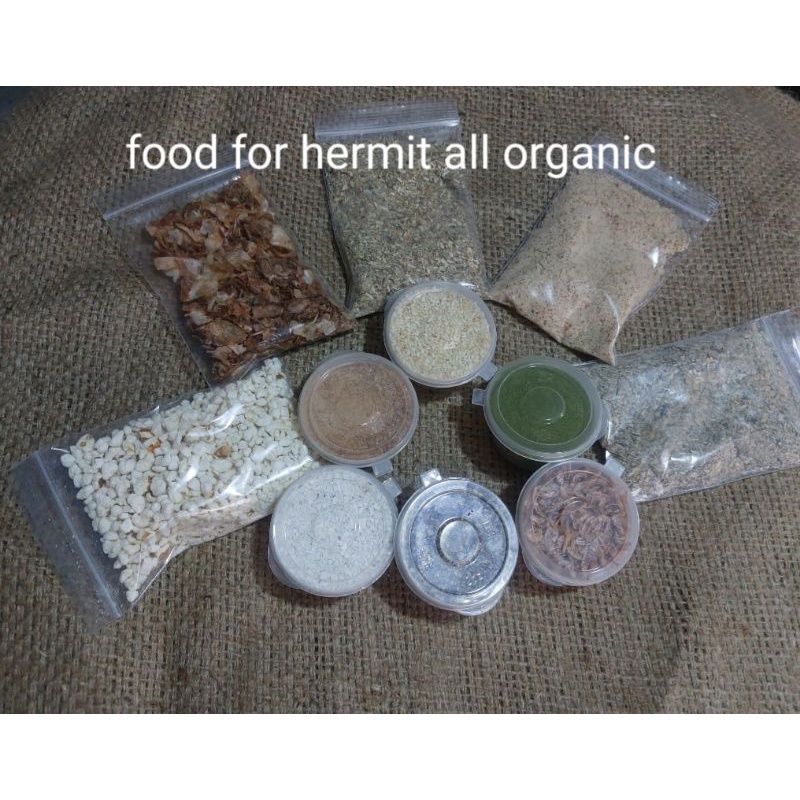 Image showcasing hermit crab food source of protein,calcium,minerals and vitamins ...