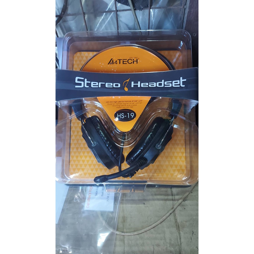 Best Work from home A4tech headset HS19 model Noise Reduction