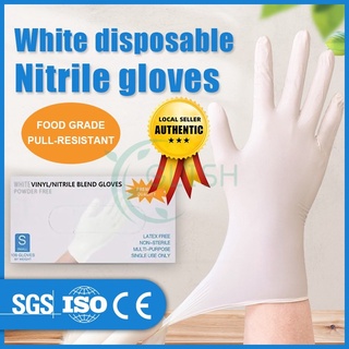 100pcs/pack Disposable Pvc Gloves Nitrile - Rubber Synthesis