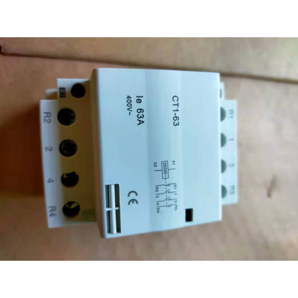 Ac Contactor 4no 4nc 4p 63a 220v 230v 50 60hz Din Rail Shopee Philippines