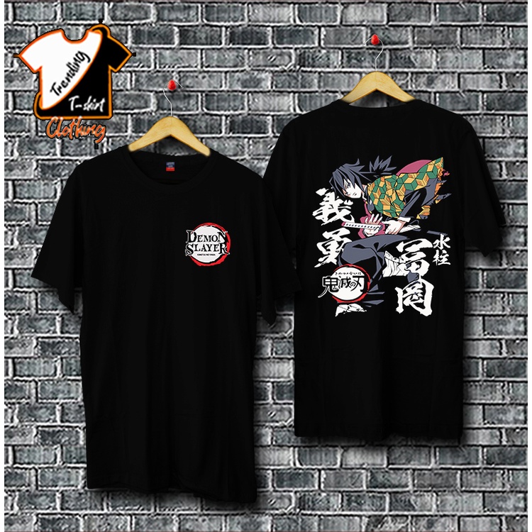 DEMON SLAYER TOMIOKA GIYU A3PRINT BACK TO BACK TSHIRT | Shopee Philippines