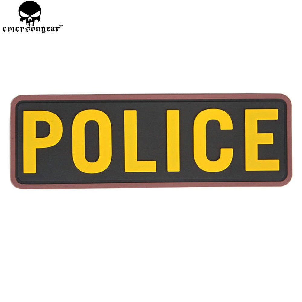 EMERSONGEAR PVC Patch Police Patch Tactical Wargame Combat Equipment ...