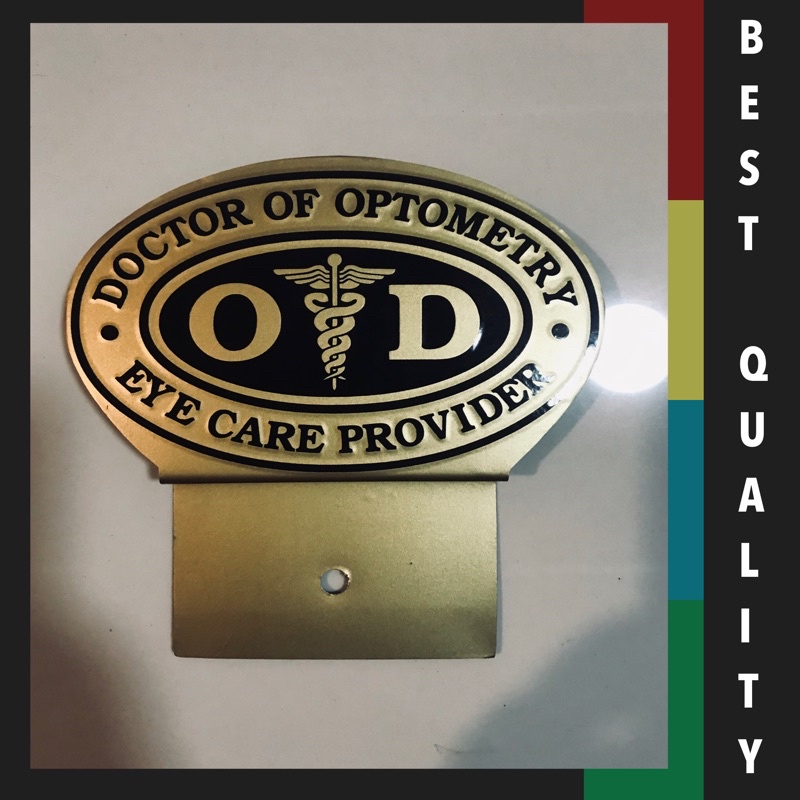 Doctor of Optometry OD Car Profession Emblem Accessories Gold | Shopee ...